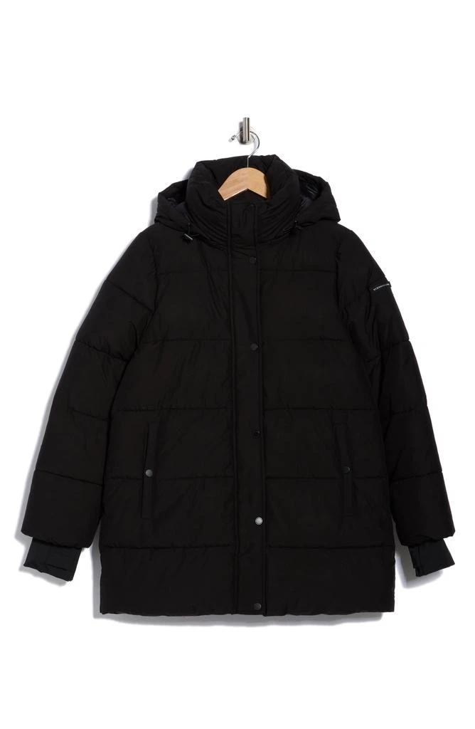 BCBG Water Resistant Hooded Puffer Jacket 4