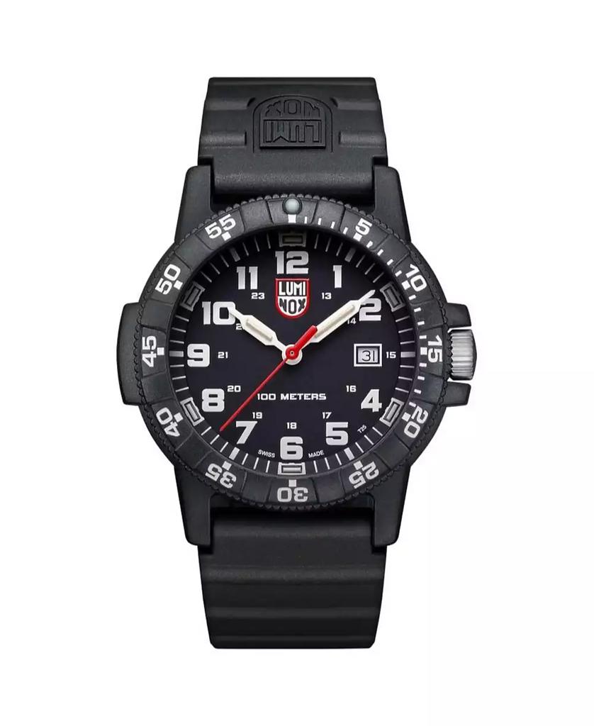Luminox Men's 0321 Sea Turtle Black Rubber Bracelet Watch
