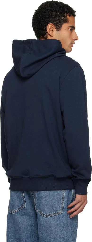 Balmain Navy Printed 
Balmain
 Paris Hoodie 3