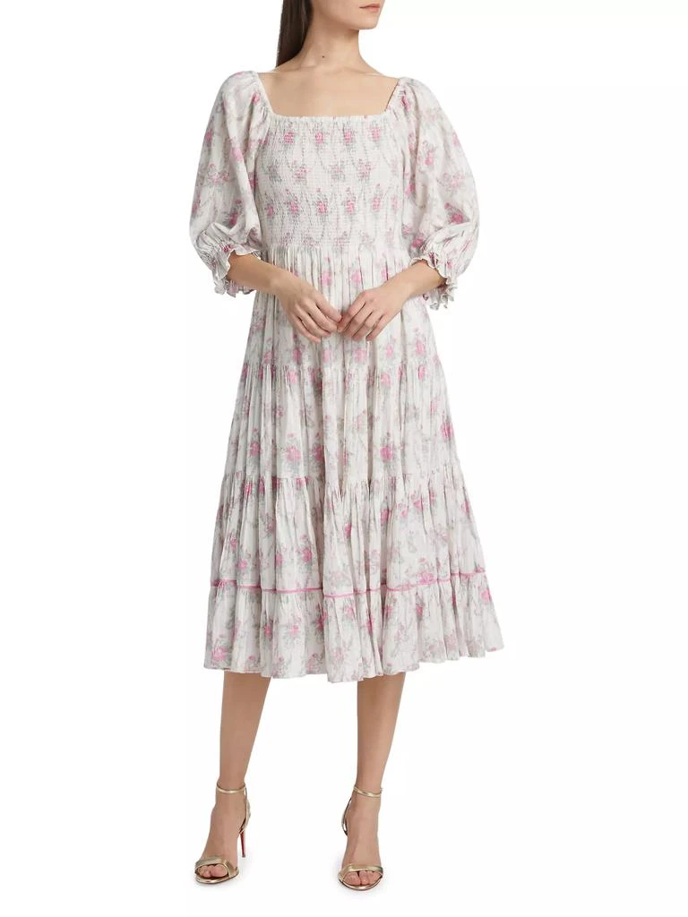 LOVESHACKFANCY Victorian Rigby Floral Dress 3