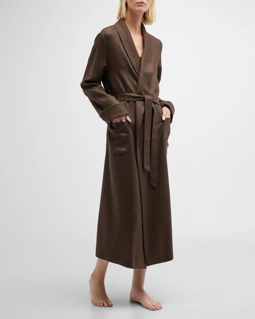 Loro Piana Long Cashmere & Alpaca Robe 7