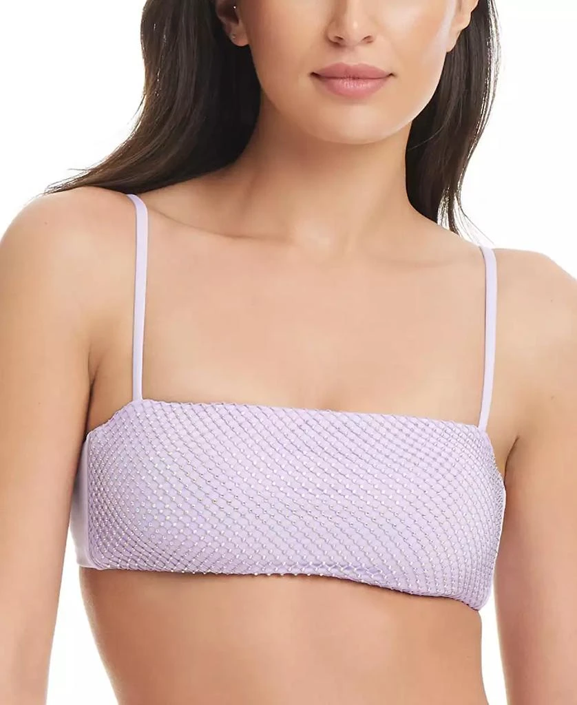 Red Carter Women's Straight Bikini Top 1