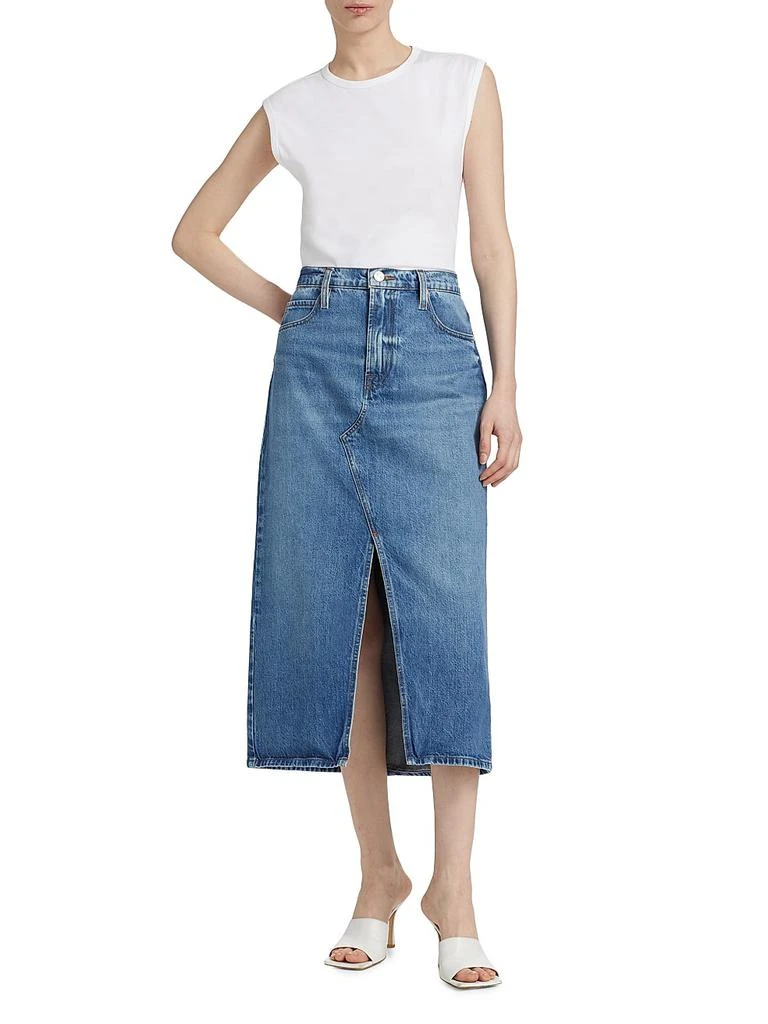 FRAME The Midaxi Denim Skirt 2