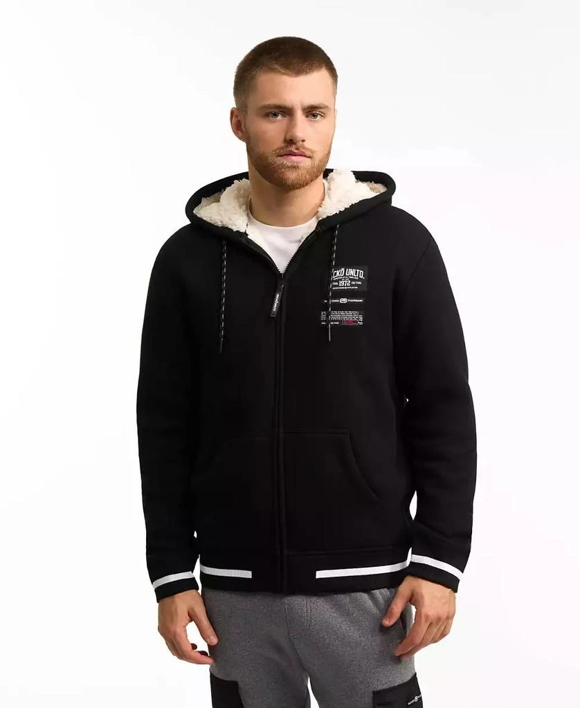 Ecko Unltd Men's Unique Sherpa Hoodie 1