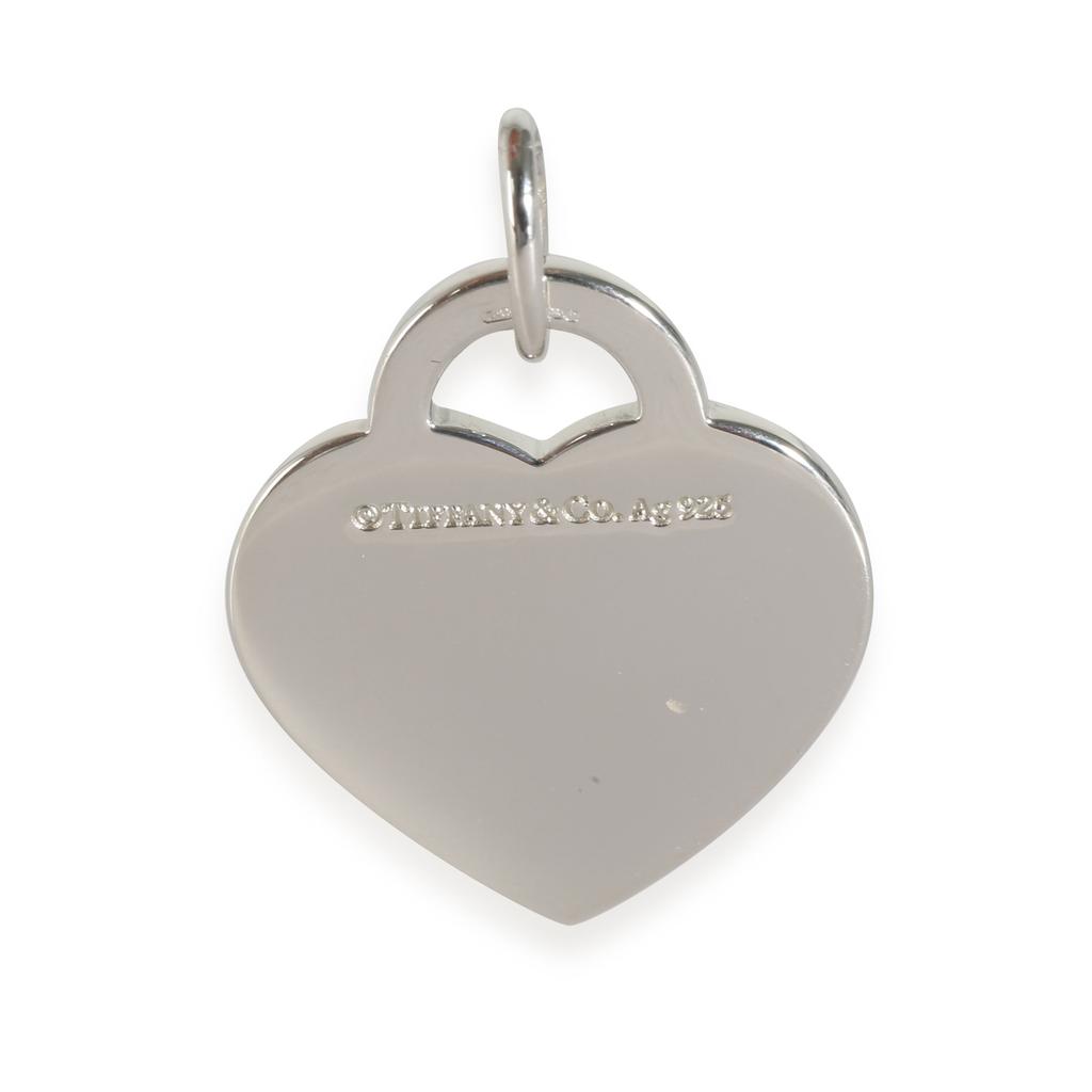 Tiffany & Co. Return To Tiffany Heart Charm With Pink Enamel in Sterling Silver