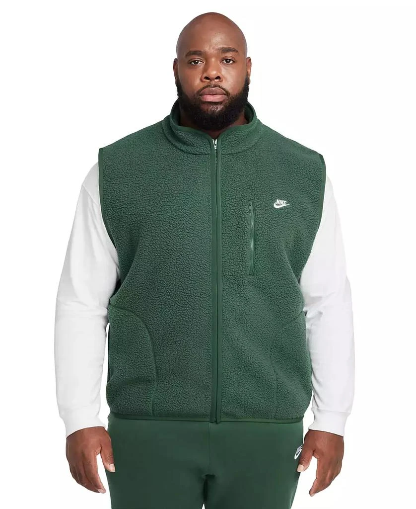 NIKE Sportswear Club Men's Fleece Winterized Zip-Front Vest 1
