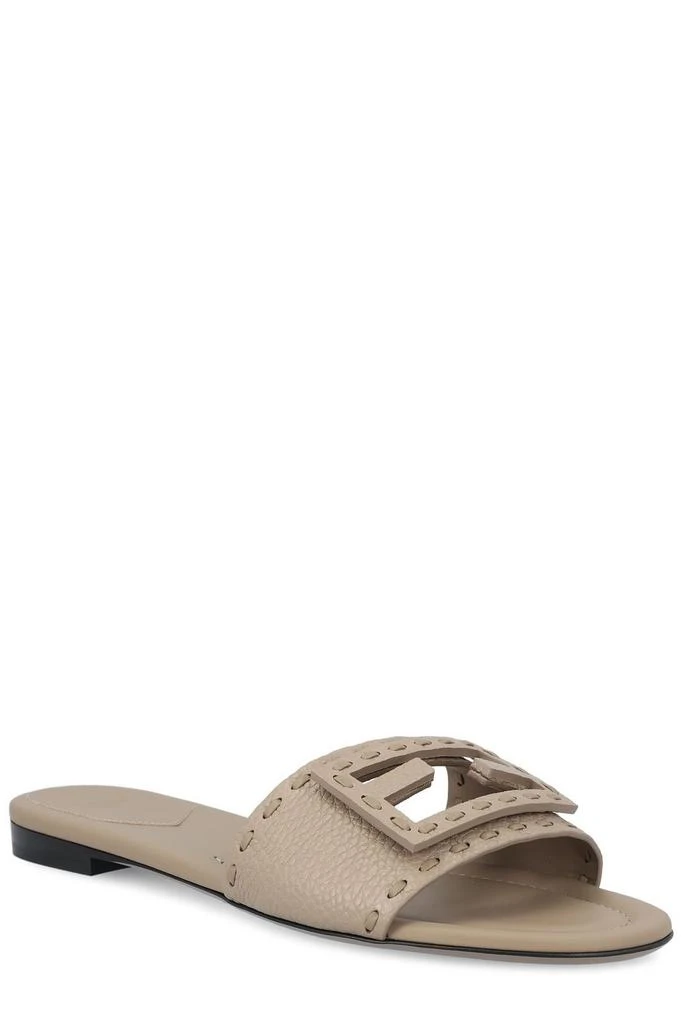 Fendi Fendi Baguette Logo Patch Slides 2