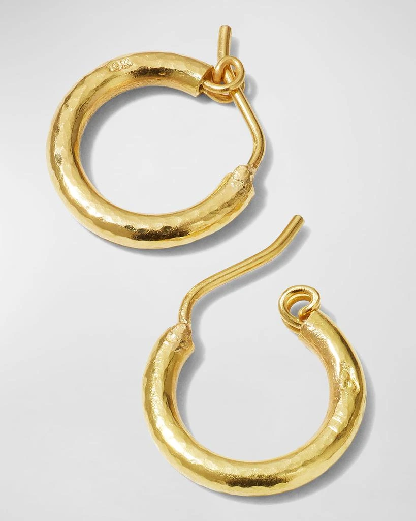 Elizabeth Locke 19K Yellow Gold Hoop Earrings 4