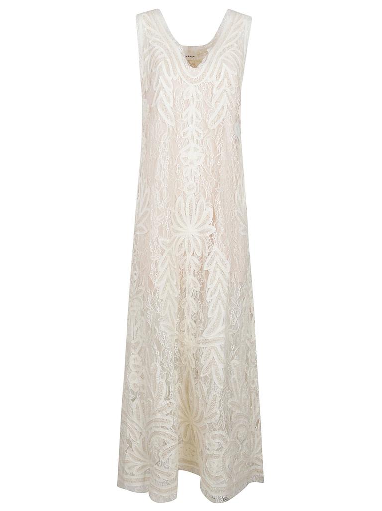 P.A.R.O.S.H. P.A.R.O.S.H. Floral Lace Maxi Dress