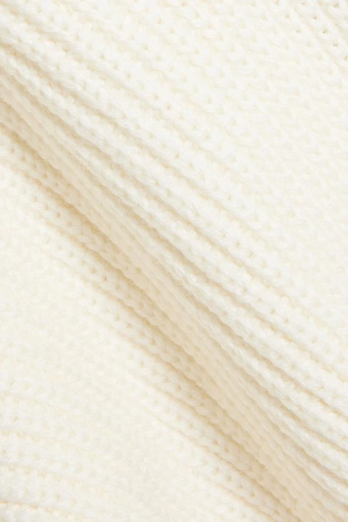 Jacquemus Ribbed merino wool half-zip bodysuit 4