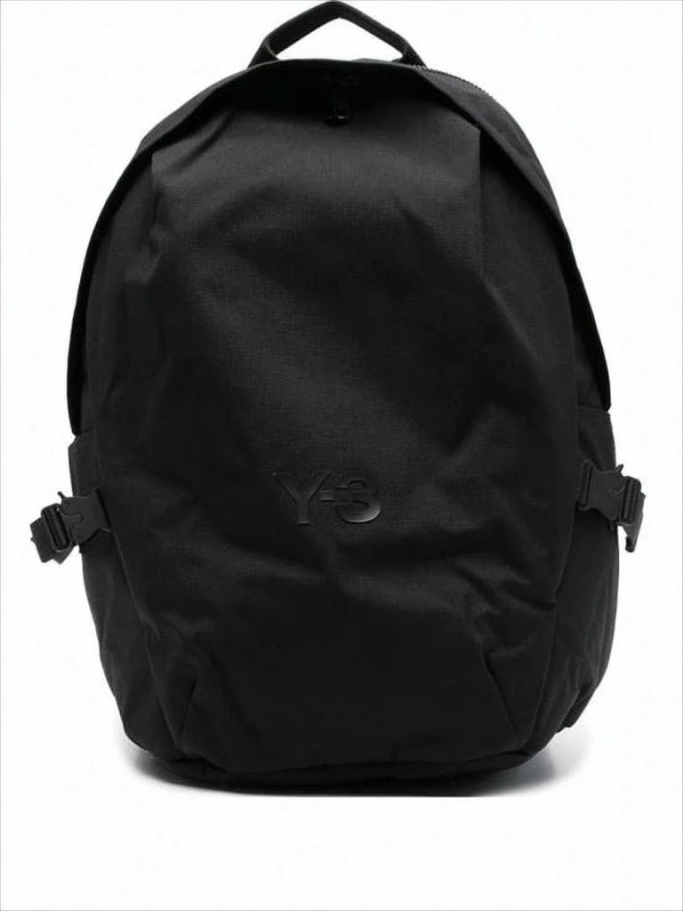 Y-3 Black Polyamide Minimalist Backpack with Padded Straps