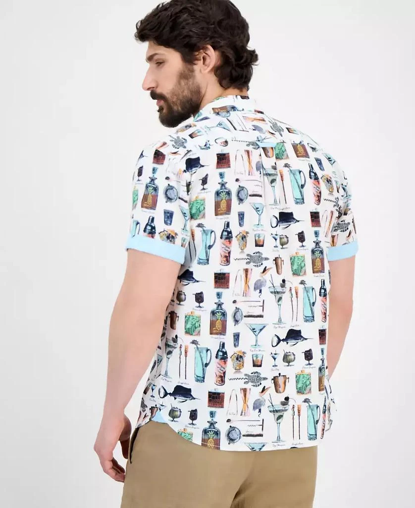 Tommy Bahama Men's Nova Wave Well Stocked Classic-Fit Printed Button-Down Seersucker Shirt 4