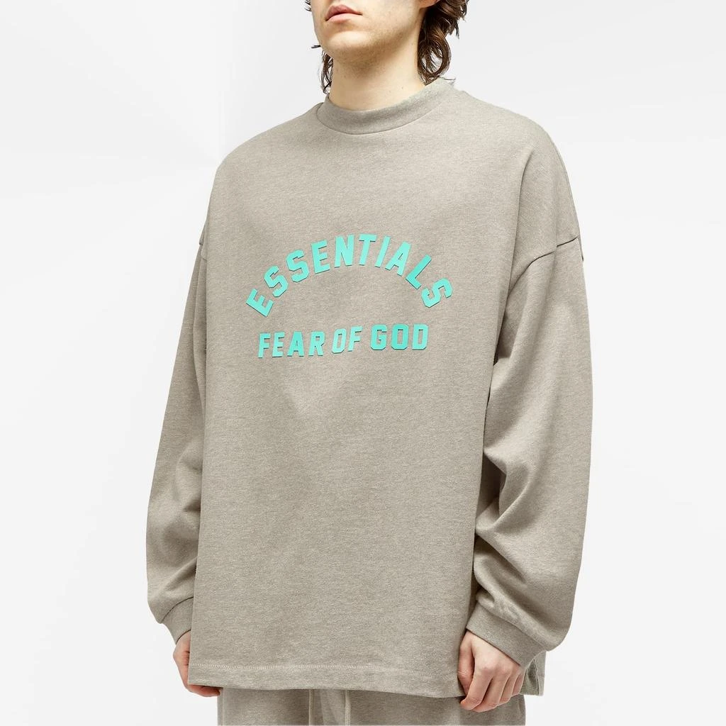 Fear of God ESSENTIALS Fear of God ESSENTIALS Spring Long Sleeve Printed T-Shirt - Dark Heather Oatmeal 2