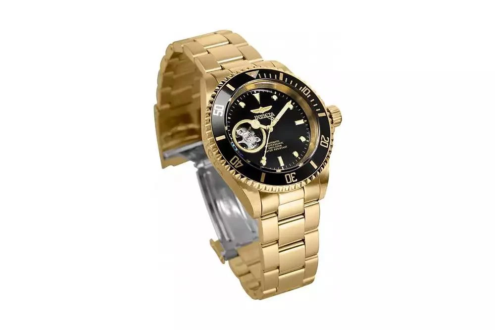 Invicta Men's 20436 Pro Diver Automatic 3 Hand Black Dial Watch 3