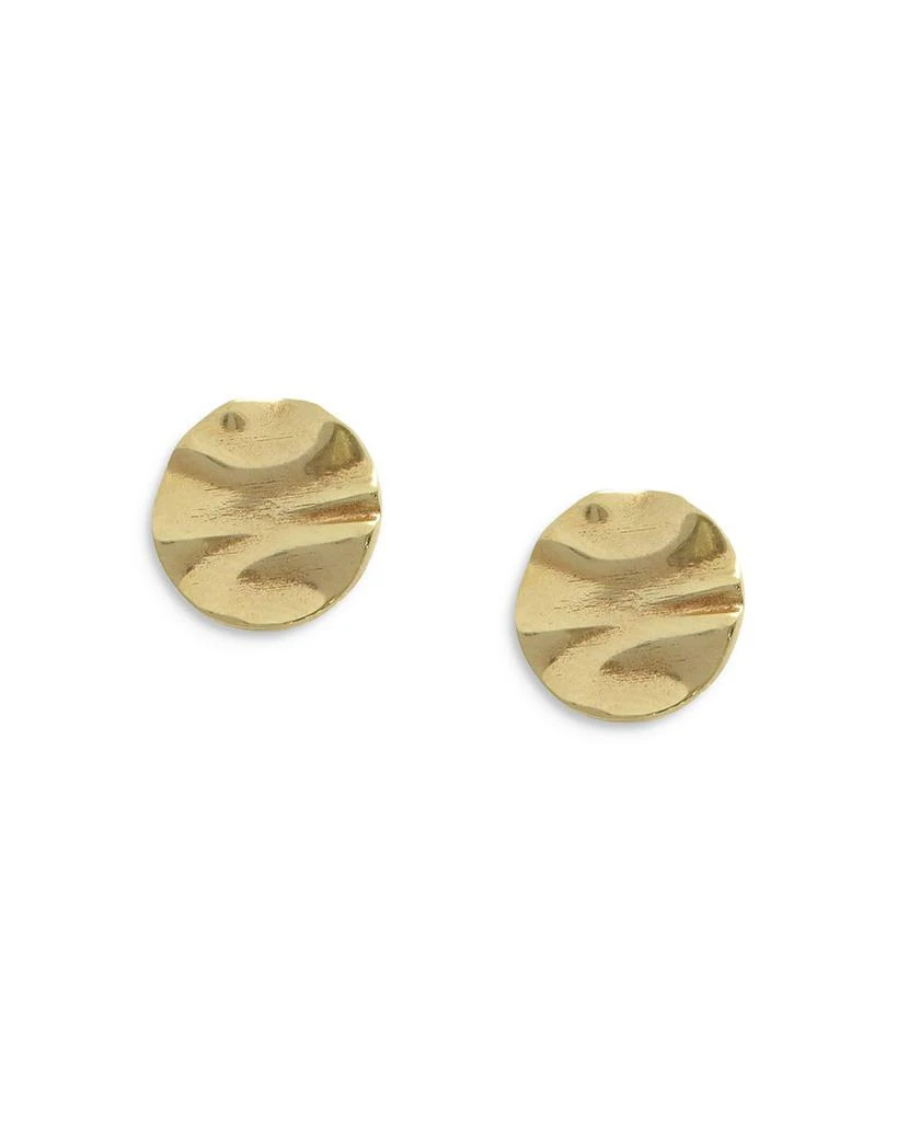 Bloomingdale
s Fine Collection 14K Yellow Gold Wave Art Earrings 1
