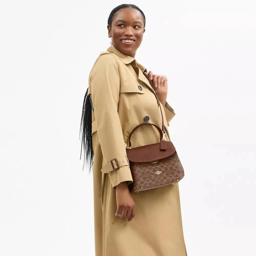 Coach Emory Top Handle Bag In Signature Chenille 4