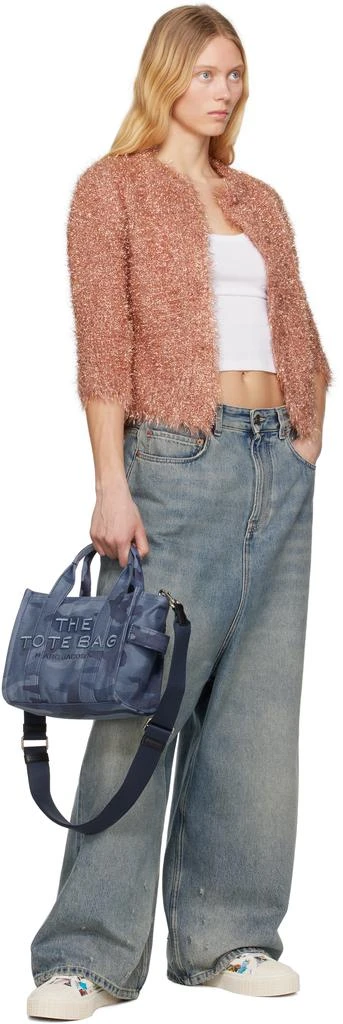 Marc Jacobs Blue 'The Camo Jacquard Small' Tote 4