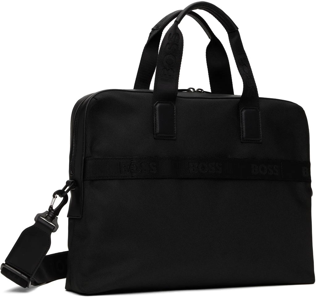 Hugo Boss Black Embossed Logo Briefcase 3