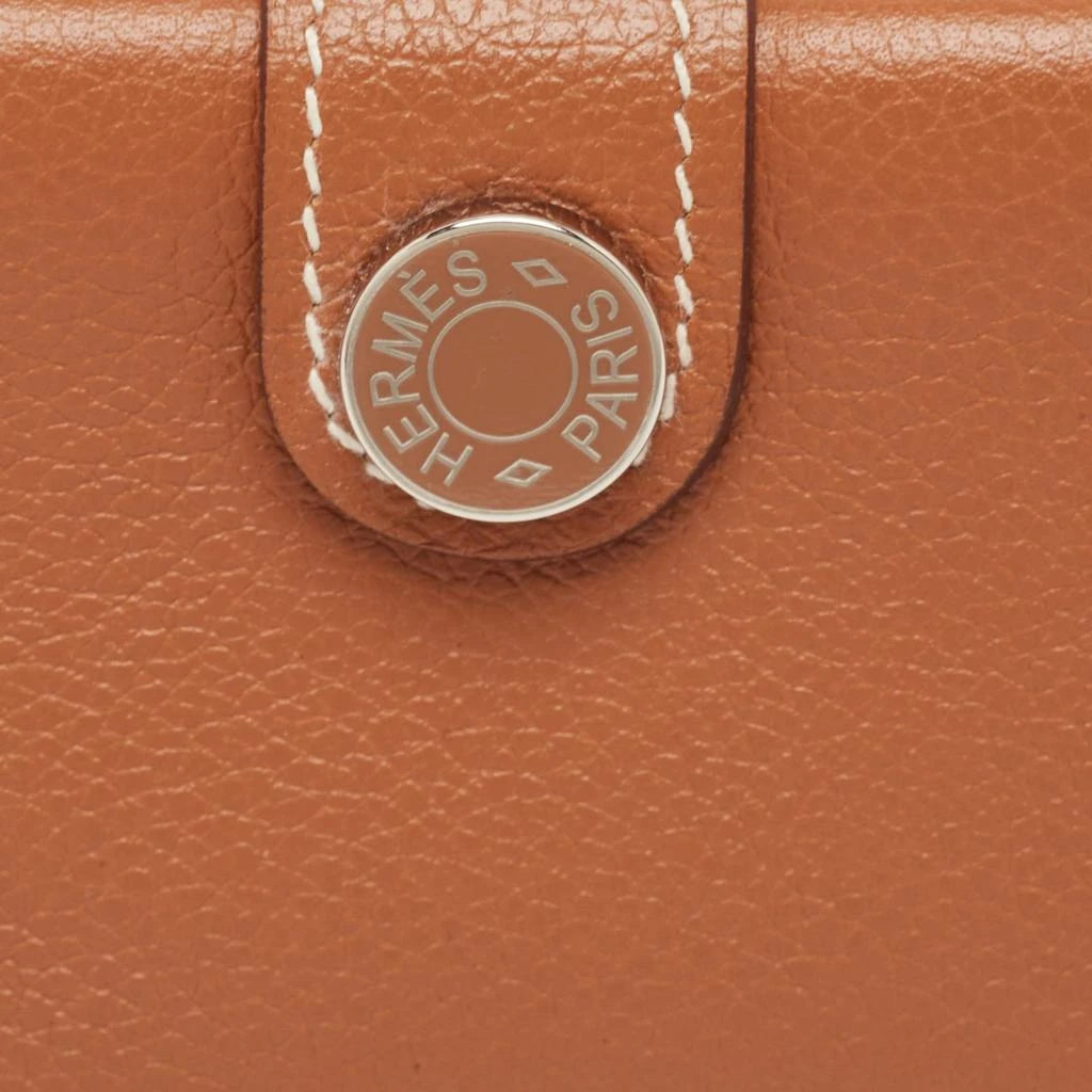 Hermes Hermès Gold Evercolor Leather R.m.s Card Holder 3