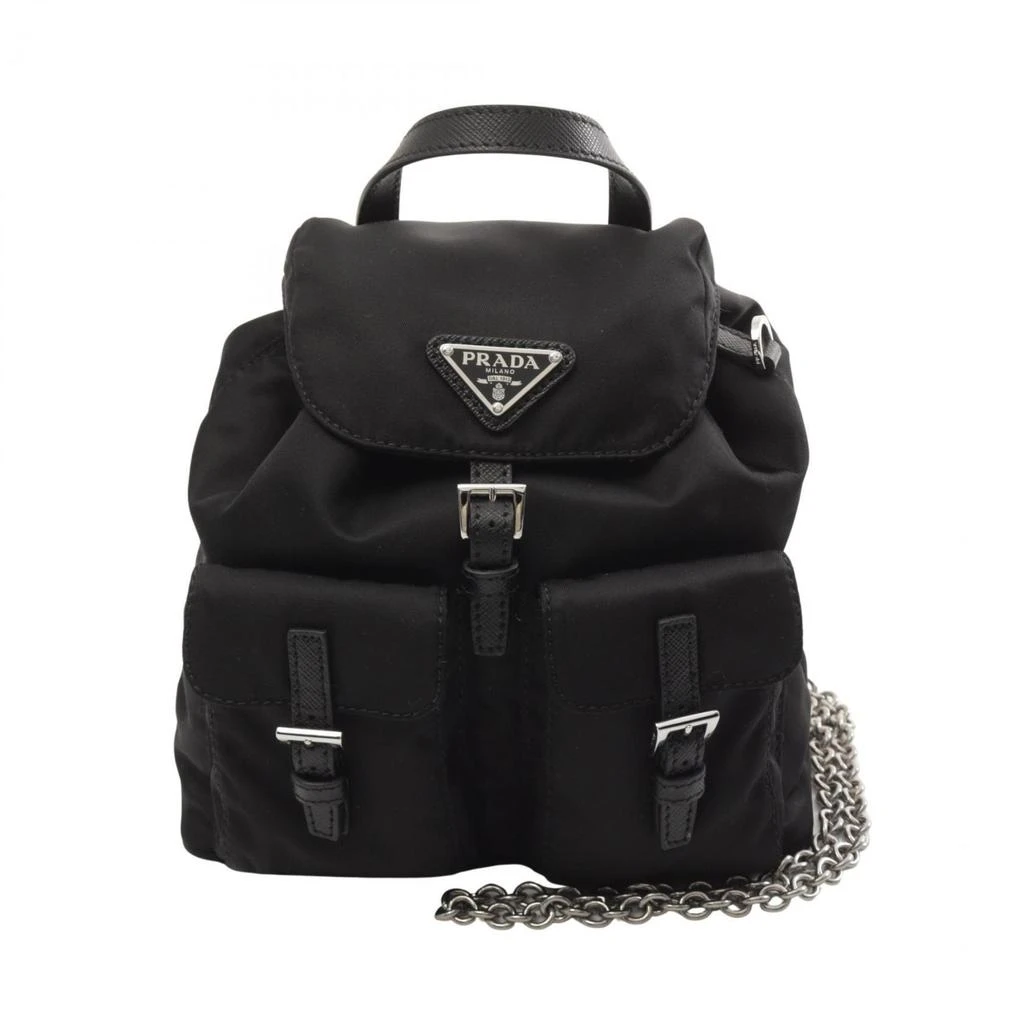 Prada Nylon Saffiano Shoulder Bag (Pre-Owned) 1