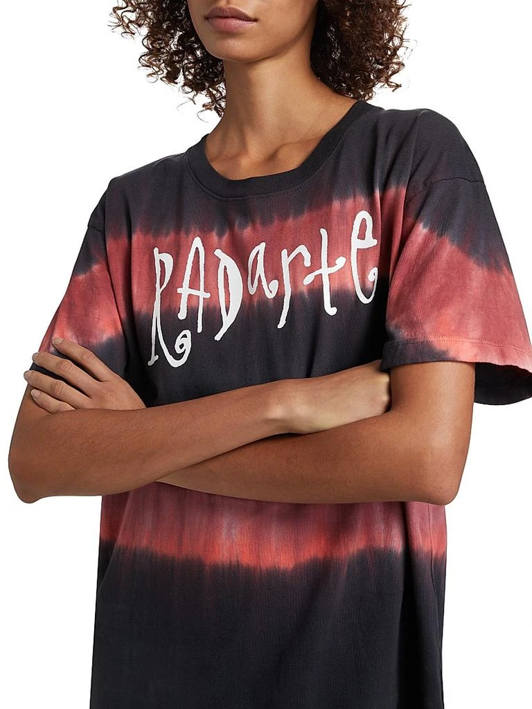 Rodarte Beetlejuice II x Rodarte Logo Tie-Dye Cotton T-Shirt 6