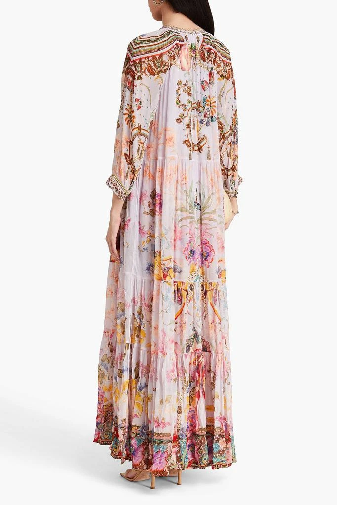 Camilla Crystal-embellished printed silk-crepon maxi dress 3