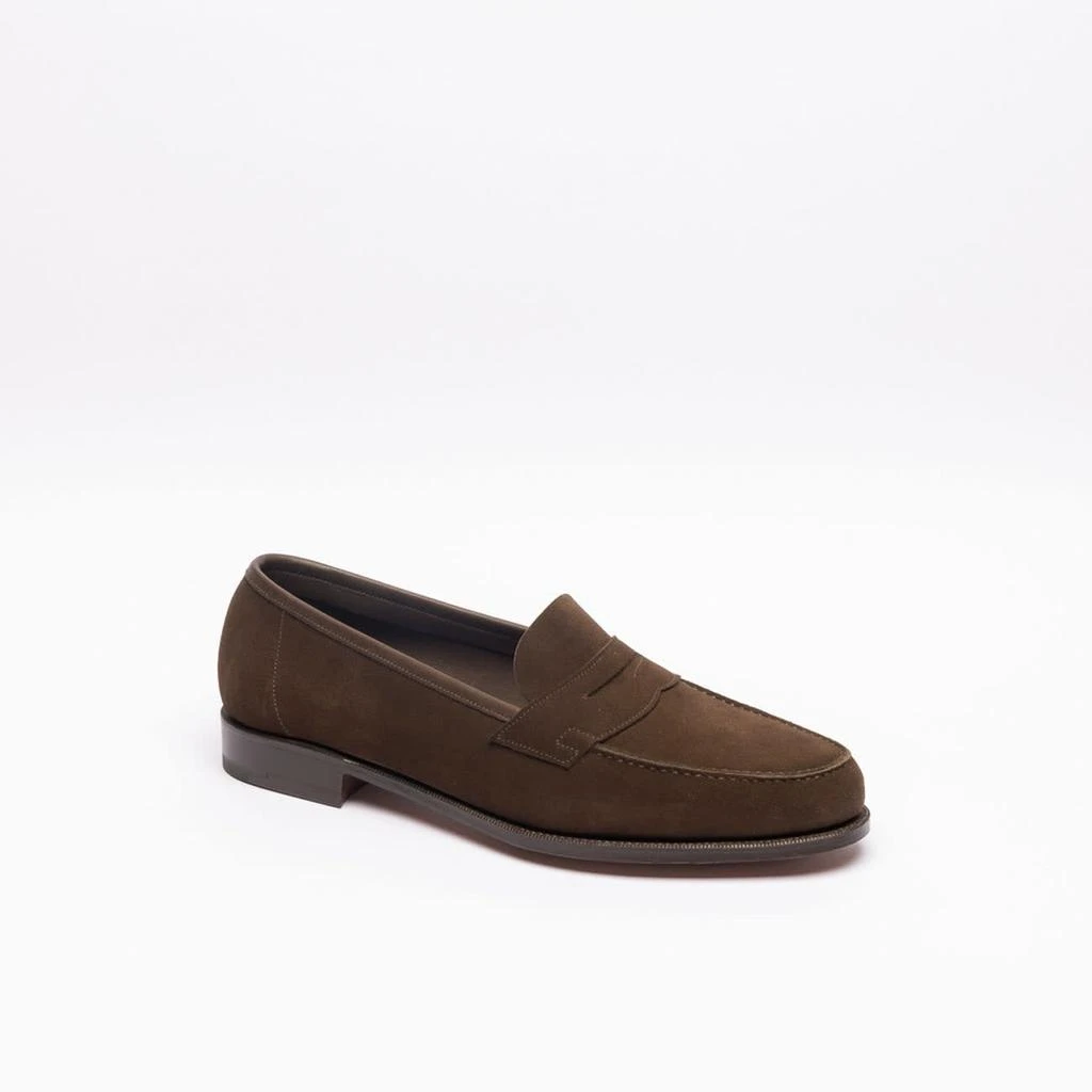Edward Green Mocca Suede Penny Loafer 1