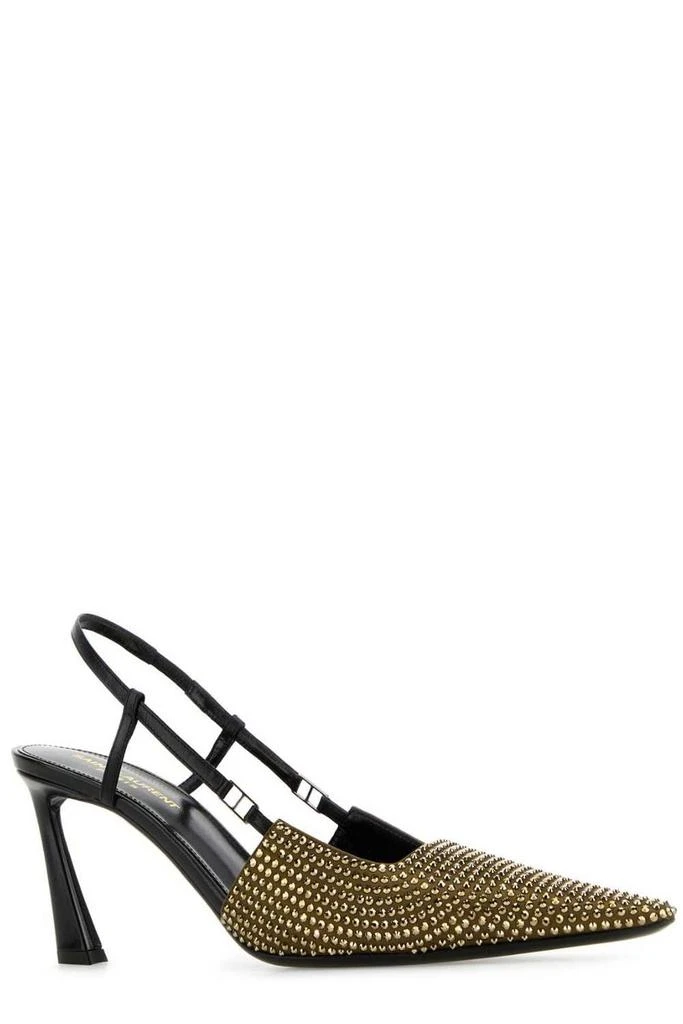 Yves Saint Laurent Saint Laurent Embellished Pointed Toe Pumps 2