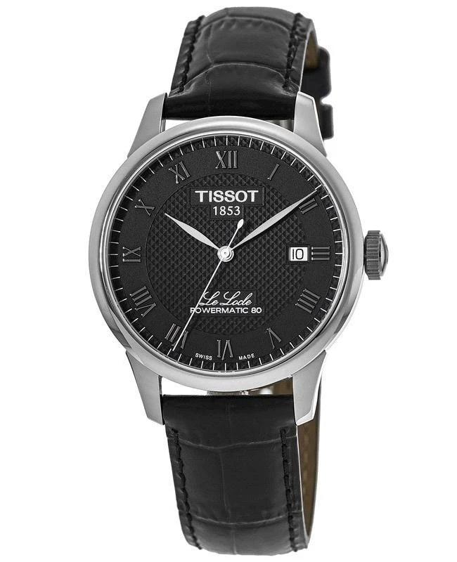 Tissot Tissot Le Locle Powermatic 80 Automatic Black Dial Men's Watch T006.407.16.053.00 1