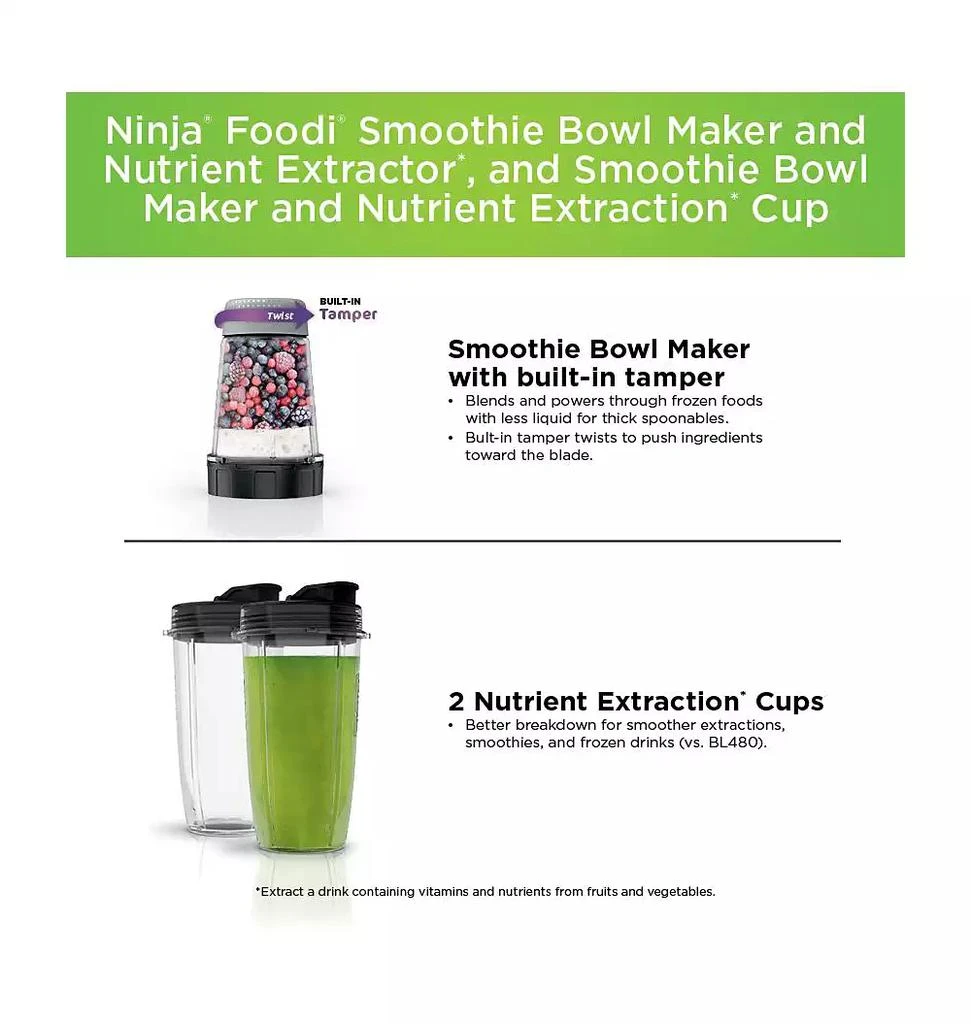 Ninja Foodi® SS101 Smoothie Bowl Maker and Nutrient Extractor 4