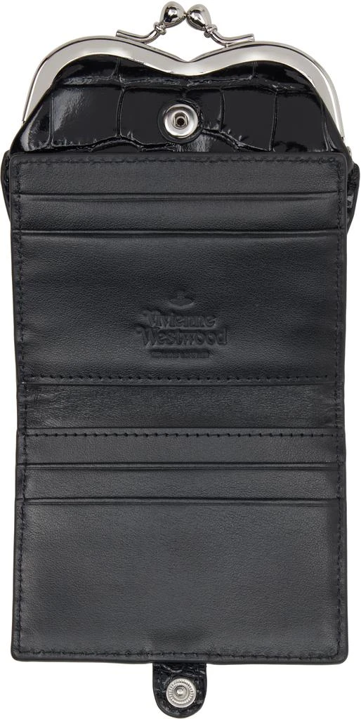 Vivienne Westwood Black Heart Frame Wallet 3