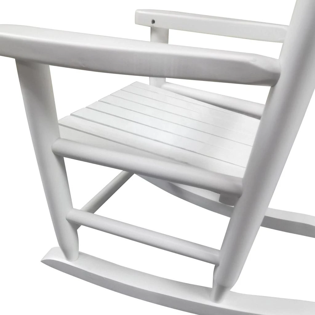 Simplie Fun Children's rocking white chair- Indoor or Outdoor -Suitable for kids-Durable 6