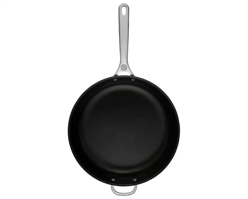 Le Creuset 12.5" Nonstick Deep Fry Pan with Helper Handle 2
