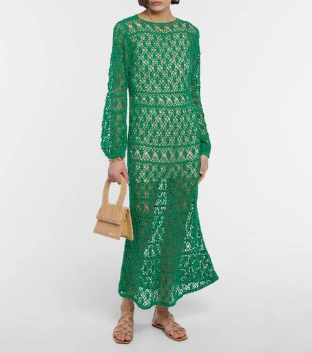 ANNA KOSTUROVA Crochet cotton maxi dress 2