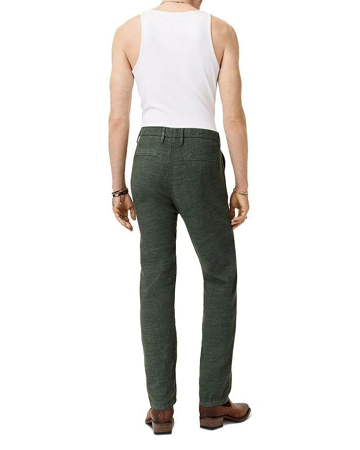 John Varvatos Flint Linen Blend Flared Leg Pants 4