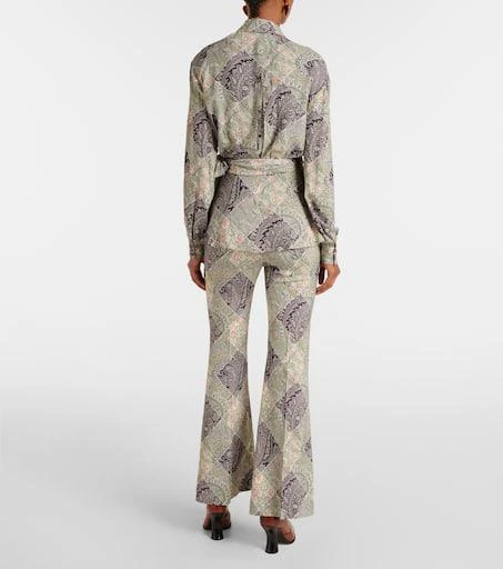 ETRO Printed wrap top 3