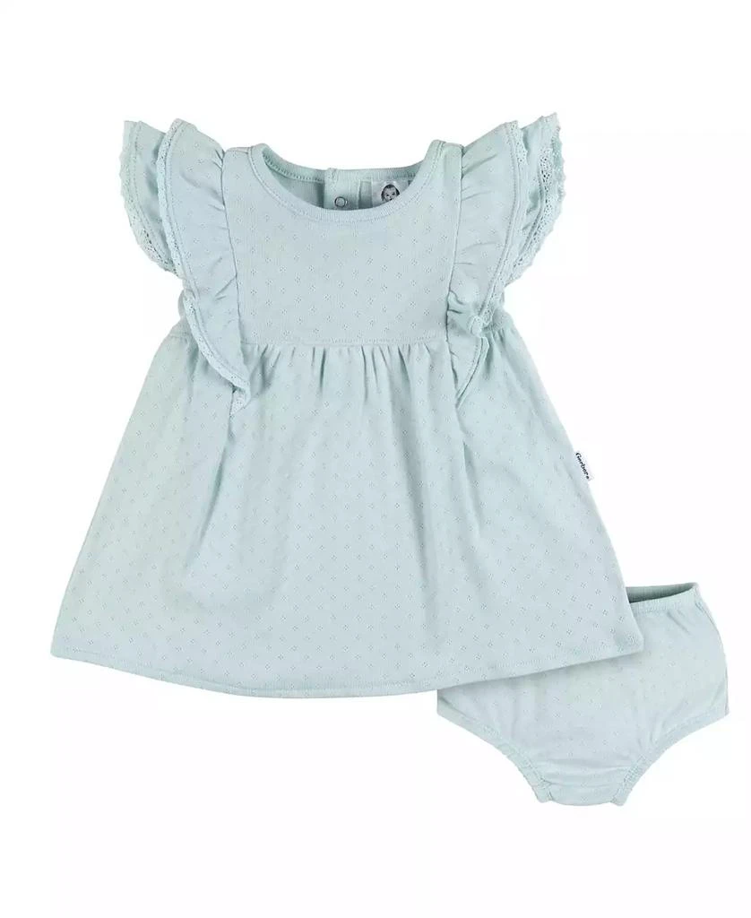 Gerber Baby Girls Dress and Diaper Cover Set, 2 Piece 1