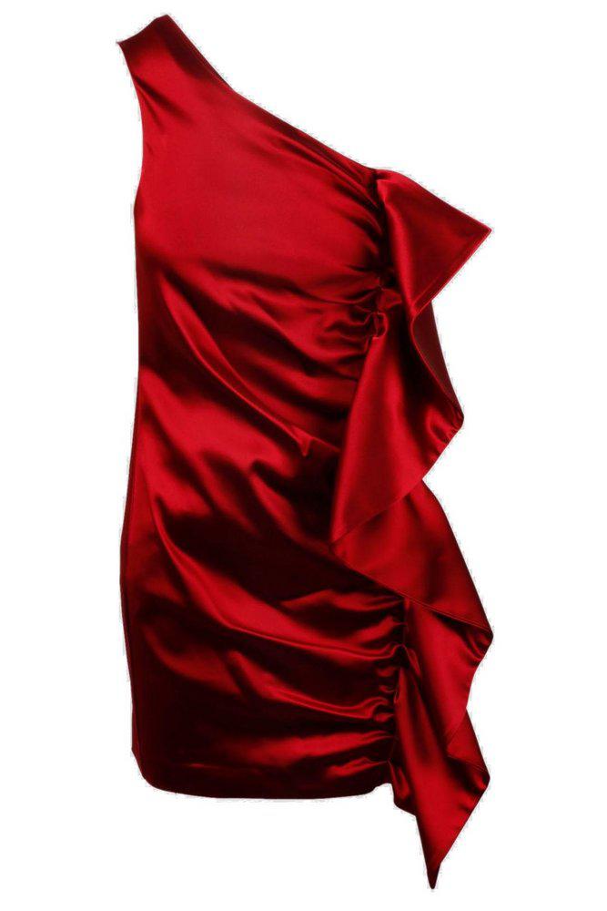 P.A.R.O.S.H. P.A.R.O.S.H. Alix One-Shoulder Midi Dress
