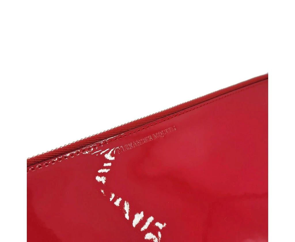 Alexander McQueen Alexander McQueen Women
s Patent Leather SkullPouch 3