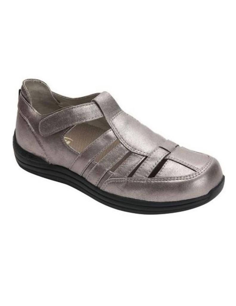 Drew Ginger Sandals In Pewter