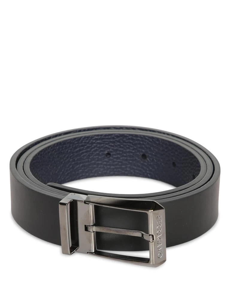 Salvatore Ferragamo Double Black/blue Belt 1