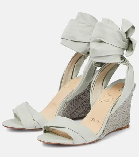 Christian Louboutin Melides Du Desert 85 espadrille wedges 5