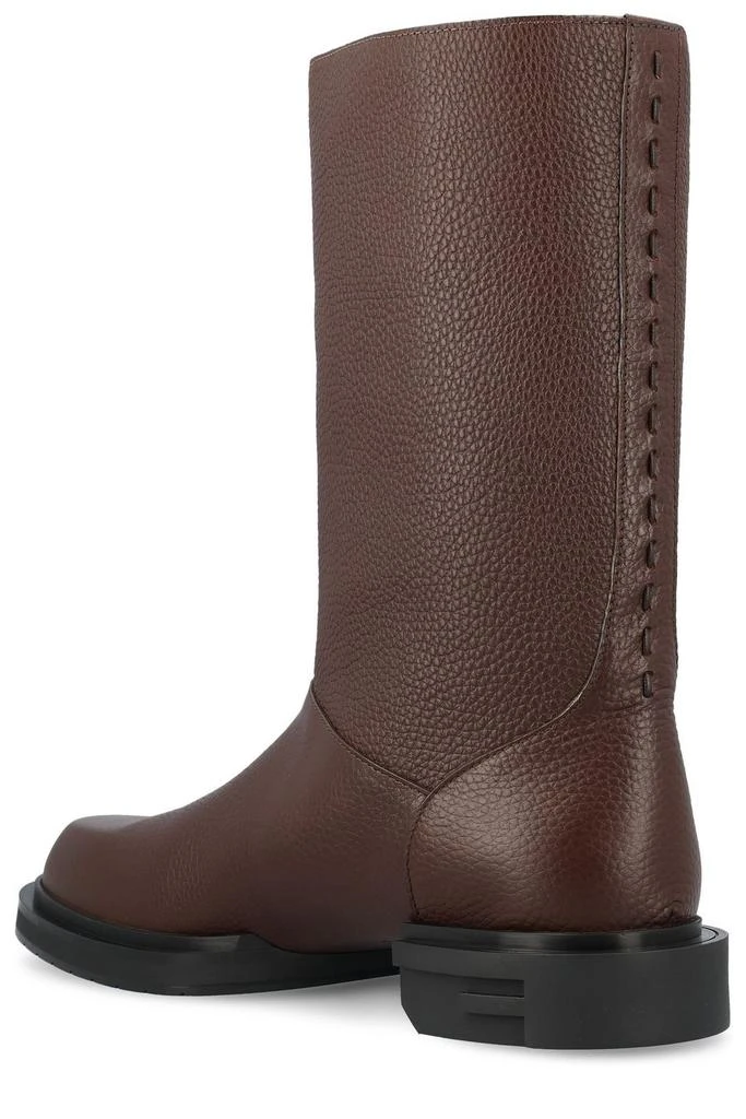 Fendi Fendi Frame Round-Toe Boots 3