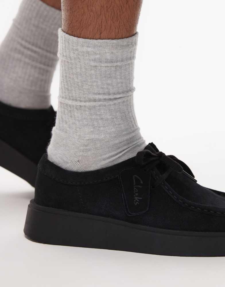 Clarks Clarks Torview shoe in black suede - Free Shipping