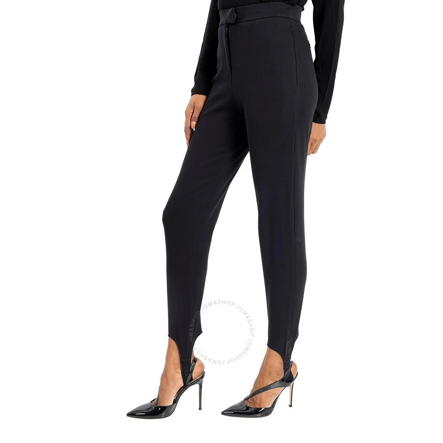 Burberry Black Cotton-blend High-waist Tailored Jodhpur Trousers 2