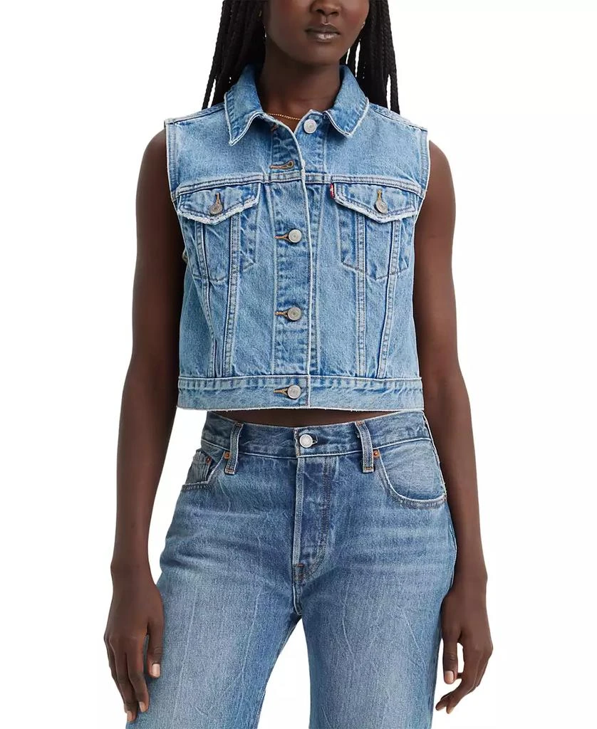 Levi's Women's Denim Trucker Vest 1