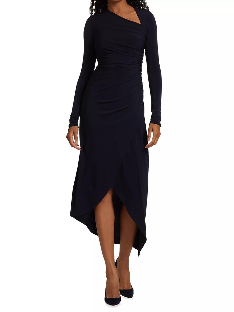 Halston Giorgia Jersey Cocktail Dress