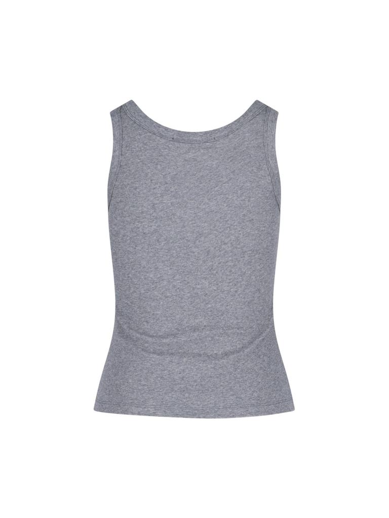 Aya Muse Aya Muse Scoop Neck Ribbed Tank Top