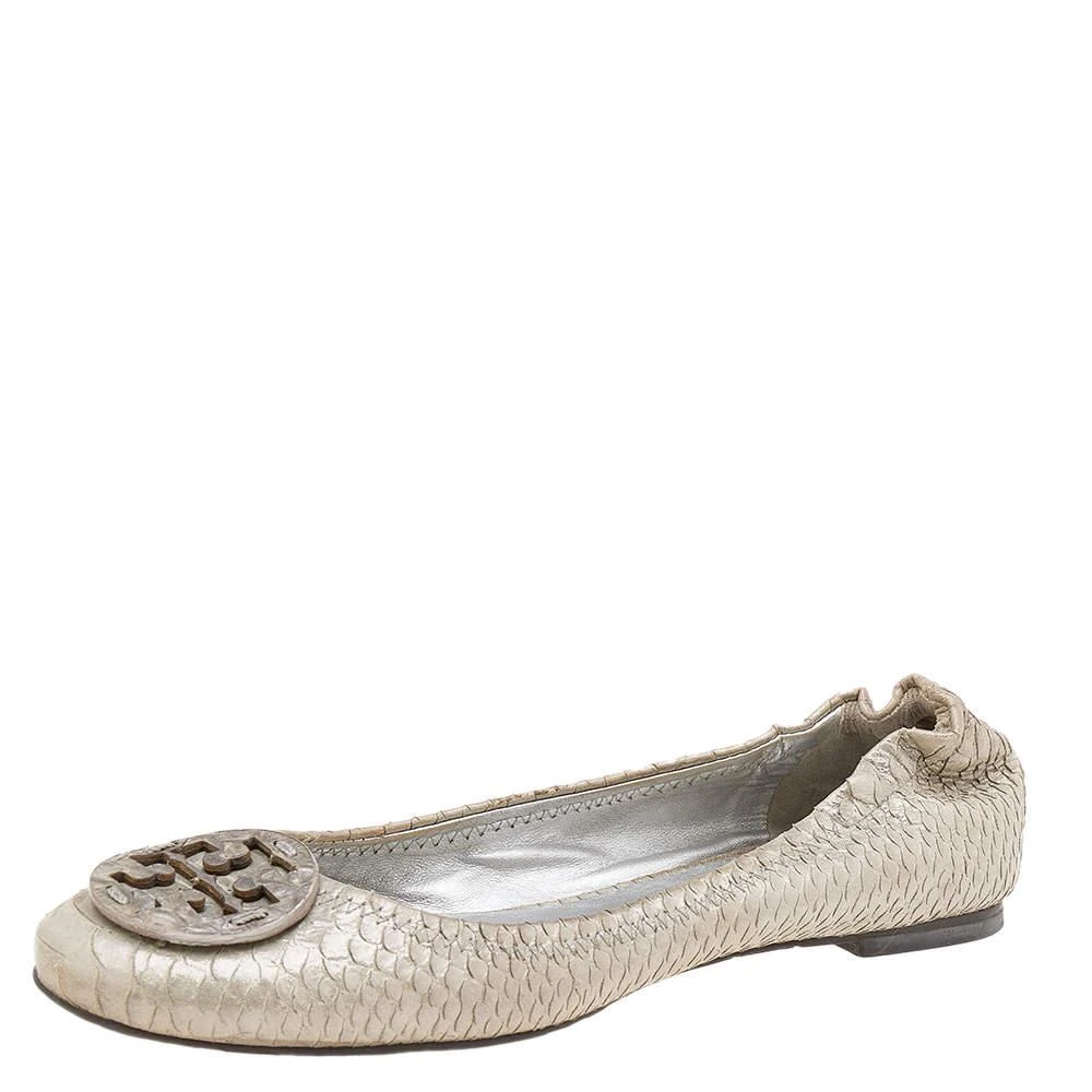 Bhaderwah Campus Tory Burch Reva Patent Leather Flats Flat Shoes