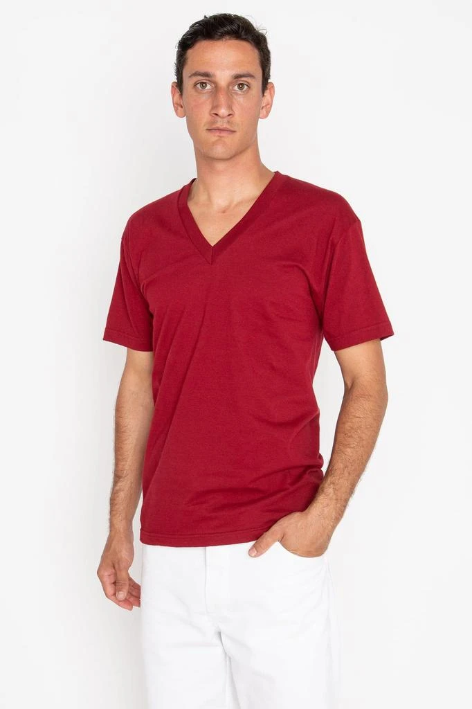 Los Angeles Apparel 24056 - Fine Jersey V-Neck T-Shirt 8